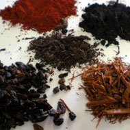 pigments de teinture naturels