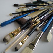 pinceaux pour l'huile