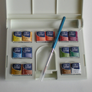 ensemble d'aquarelles